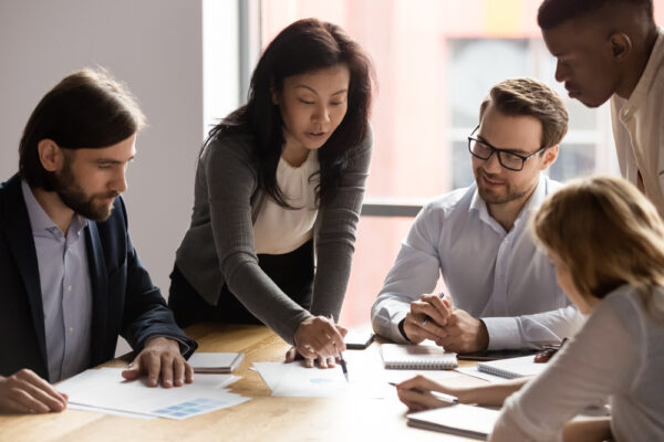 Diverse Business Team Leadership